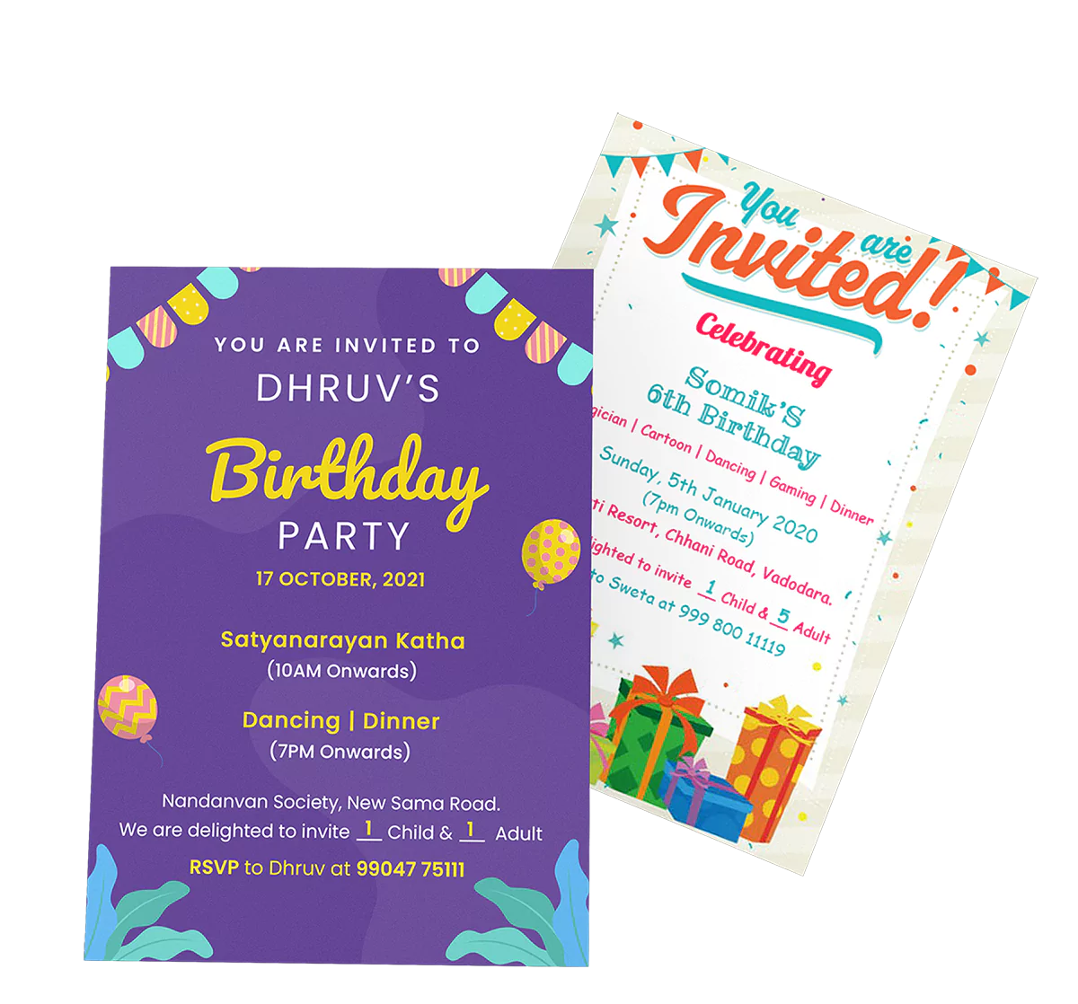 Invitation Cards Design Services