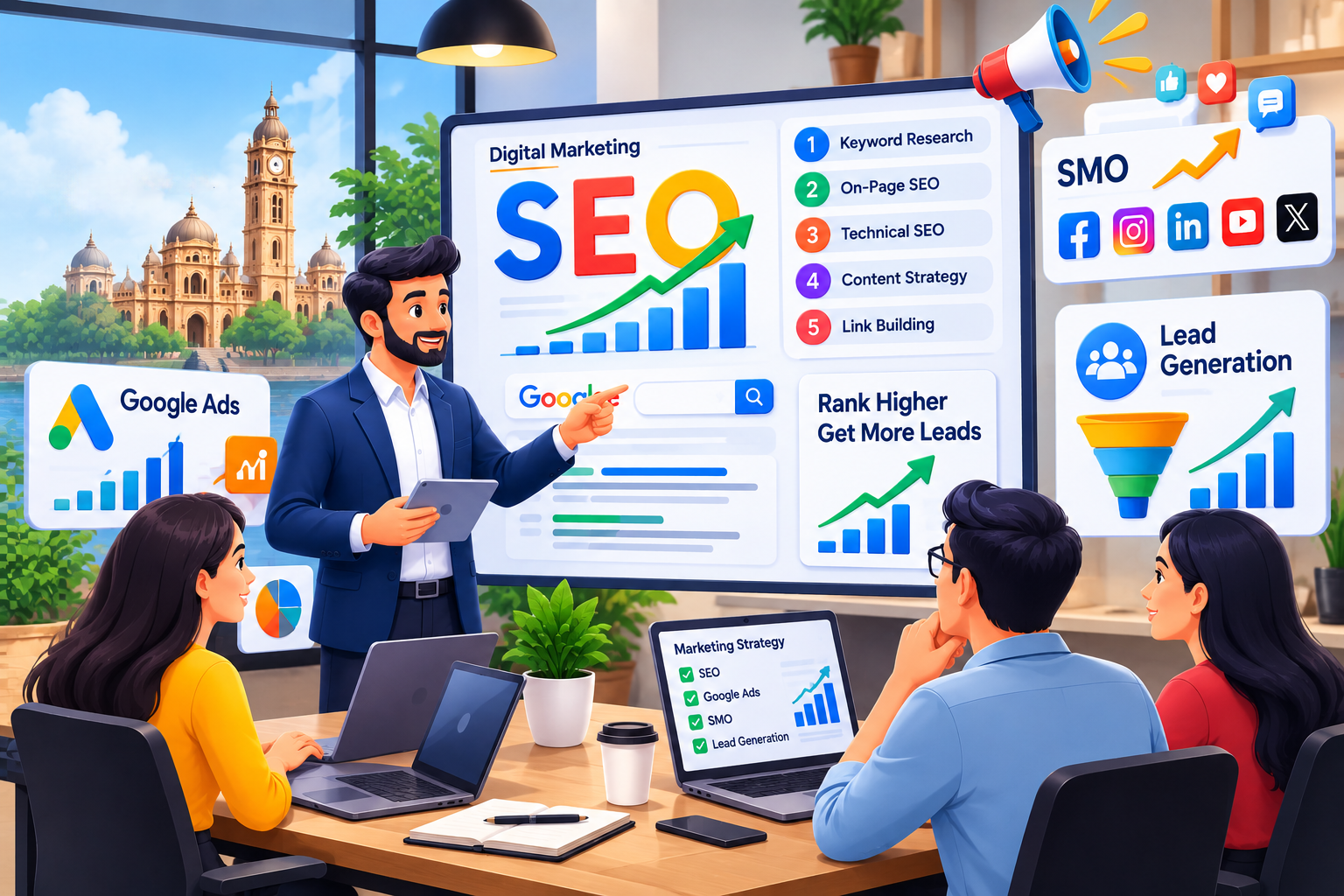 Digital Marketing Company in Vadodara: The Complete Guide to SEO, Google Ads, SMO & Lead Generation