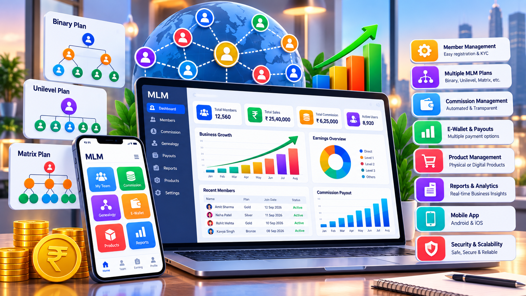 MLM Software Development Company in India: Features Every Modern MLM Business Should Have